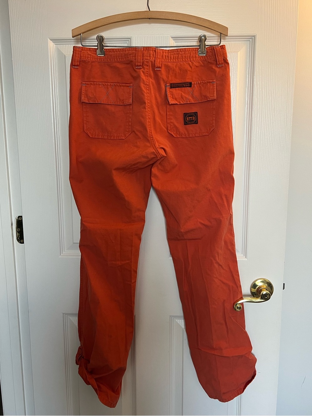 Vintage LEI Orange Cargo Pants